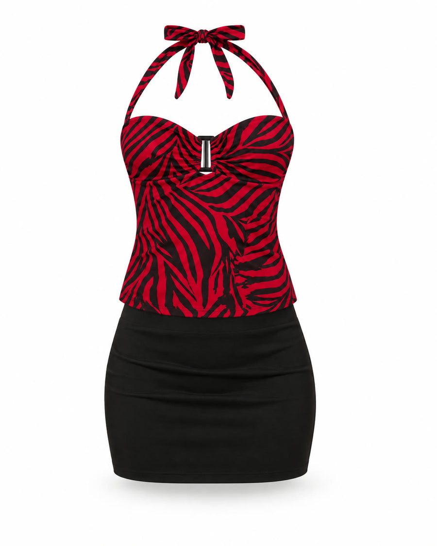 Obsession Set — Halter Top + Mini Skirt